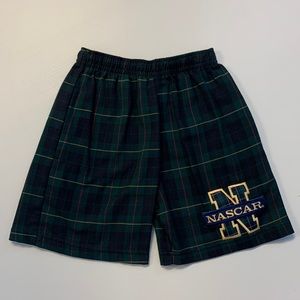 Vintage 90’s Plaid Ash City NASCAR Shorts